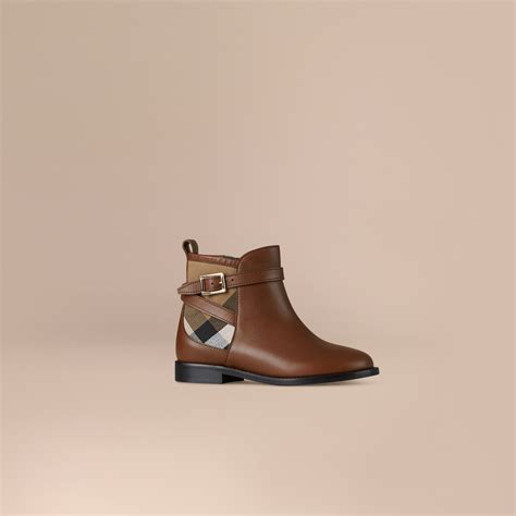 burberry ankle boots chestnut|Burberry Ankle for Women .